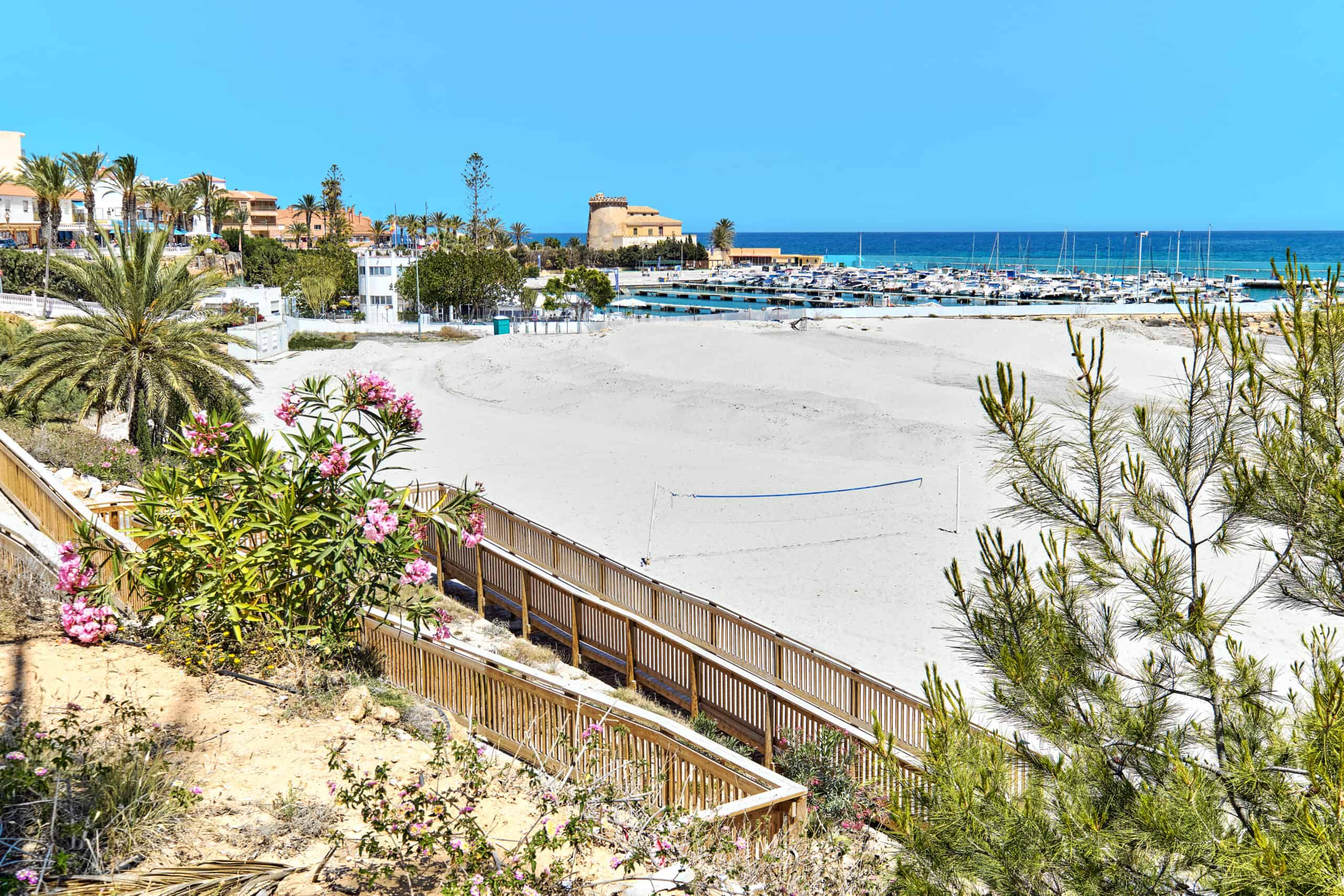 Seaside of Torre de la Horadada town